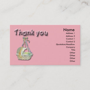 Baby Thank You Card