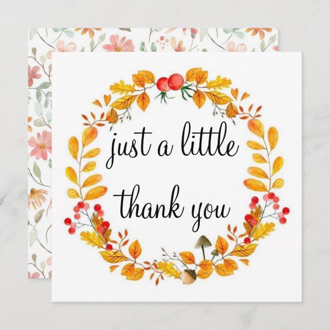Baby Thank You Cards (Front/Back)