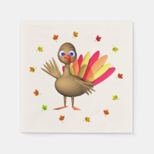 Baby Thanksgiving Turkey Napkins
