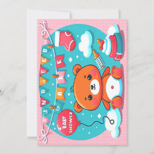 baby-themed illustrations announcement