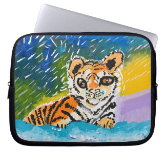 Baby Tiger "Art by Kids" Laptop Sleeve