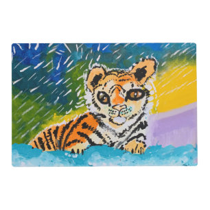 Baby Tiger "Art by Kids" Placemat