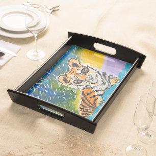 Baby Tiger "Art by Kids" Serving Tray