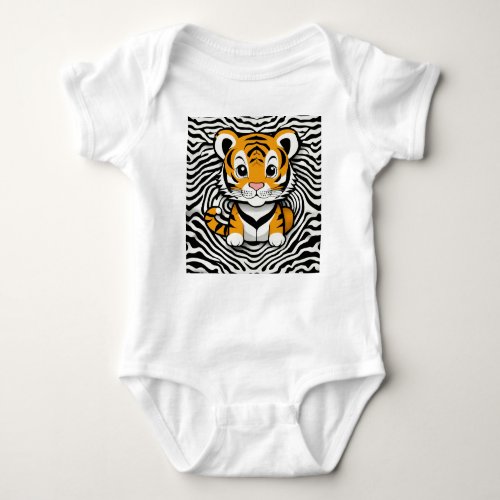 baby tiger baby bodysuit