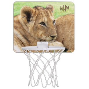 Baby Tiger custom monogram mini hoop