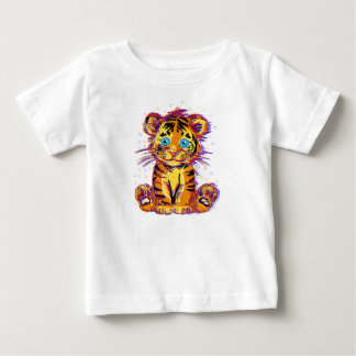Baby Tiger Doodle: Wild Sweetness and Eye Baby T-Shirt