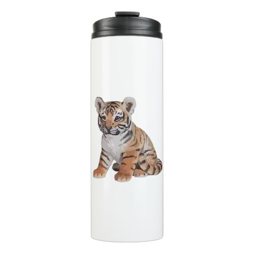 Baby tiger thermal tumbler