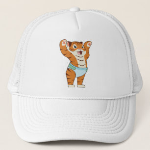 Baby Tiger with Underpants Trucker Hat