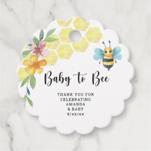 Baby to Bee Favor Tags