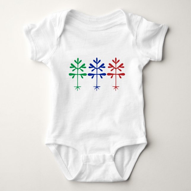 Baby/Toddler Bodysuit or Tee, Triple Sapling Theme (Front)