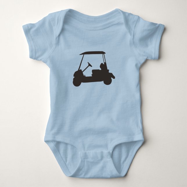 Baby & Toddler Design GOLF CART Baby Bodysuit (Front)