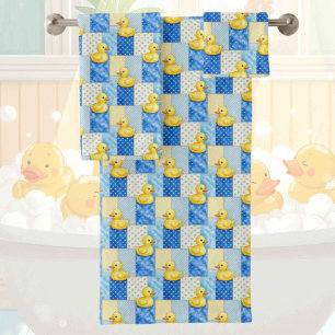 Baby & Toddler Rubber Ducky Bath Towel Set