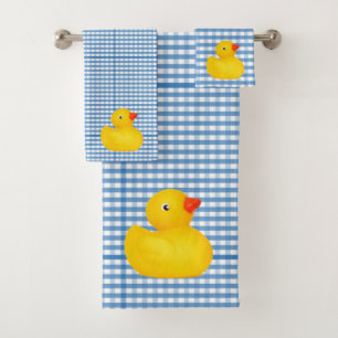 Baby & Toddler Rubber Ducky Bath Towel Set