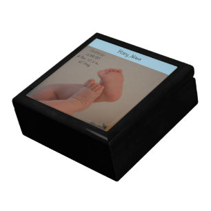 Baby Toes Boy Keepsake Large PERSONALIZE IT Keepsake Box