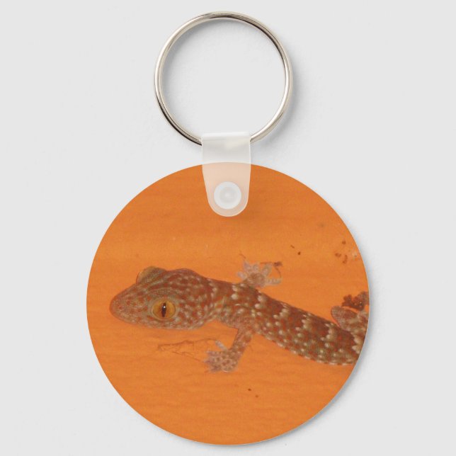 Baby Tokay Gecko Keychain (Front)