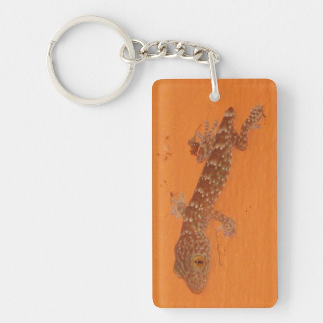 Baby Tokay Gecko Keychain (Front)