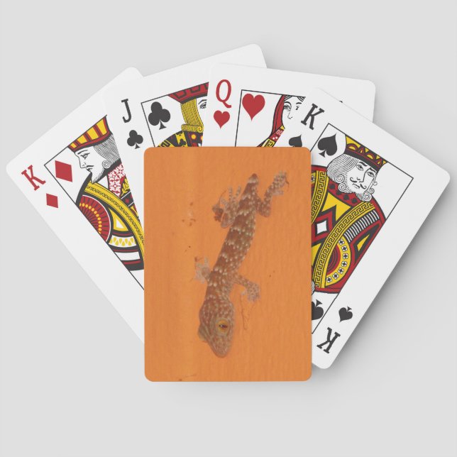 Baby Tokay Gecko Poker Cards (Back)