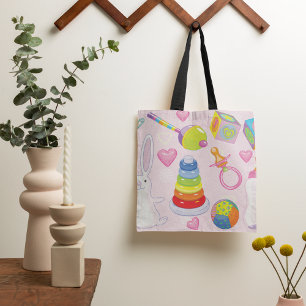 Baby Toys and Nursery Essentials Tote Bag