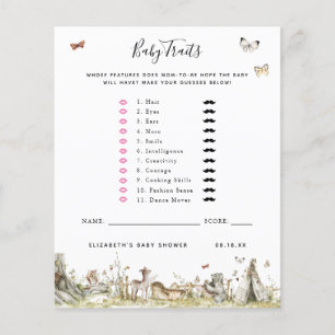 Baby Traits Baby Shower Game
