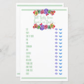 Baby Traits Succulent Baby Shower Game (Front/Back)