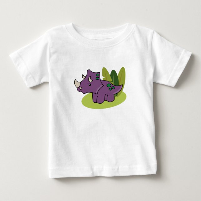 Baby Triceratops Baby T-Shirt (Front)