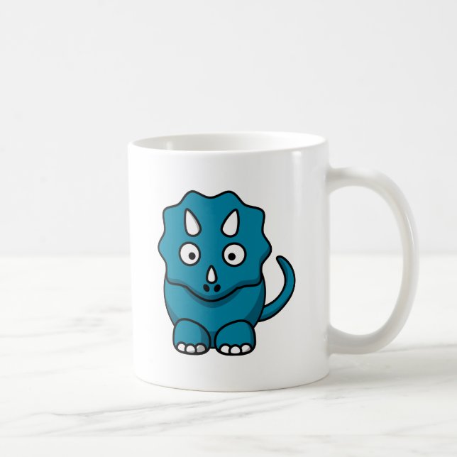 Baby Triceratops Coffee Mug (Right)