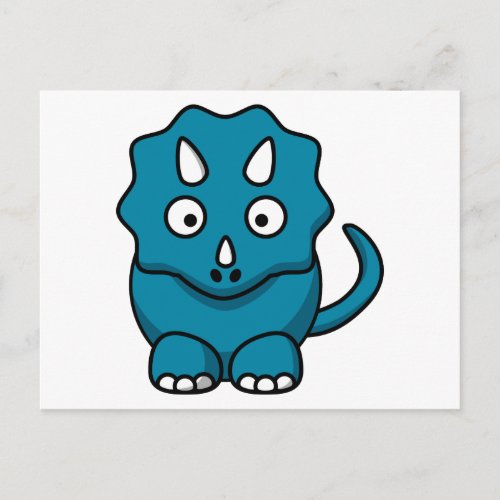 Baby Triceratops Postcard