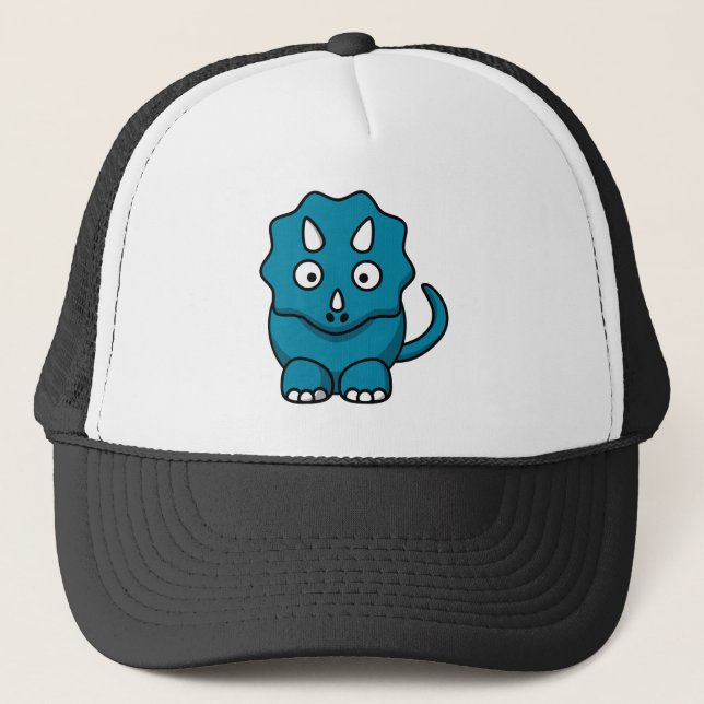 Baby Triceratops Trucker Hat (Front)