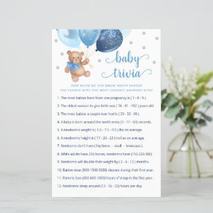 59 Baby Shower Trivia Gifts On Zazzle