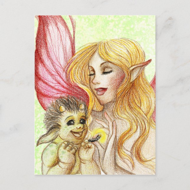 Baby Troll Postcard (Front)