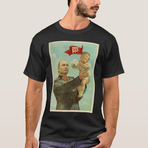 Baby Trump Russia Putin Poster T_Shirt