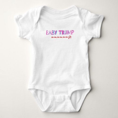 Baby Trump Snapsuit Girls MAGA Infant Bodysuit 