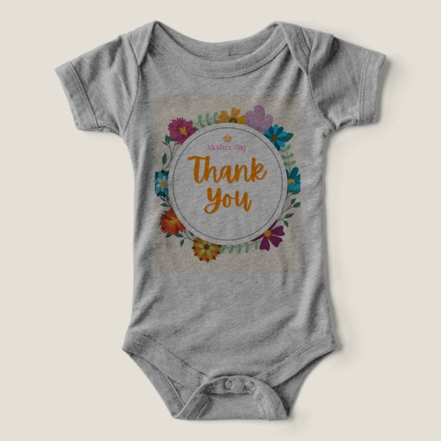 Baby Tshirt for mother day (Design Front)
