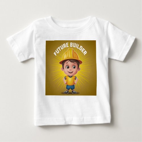 Baby _Tshirt  Future Builder  Baby T_Shirt