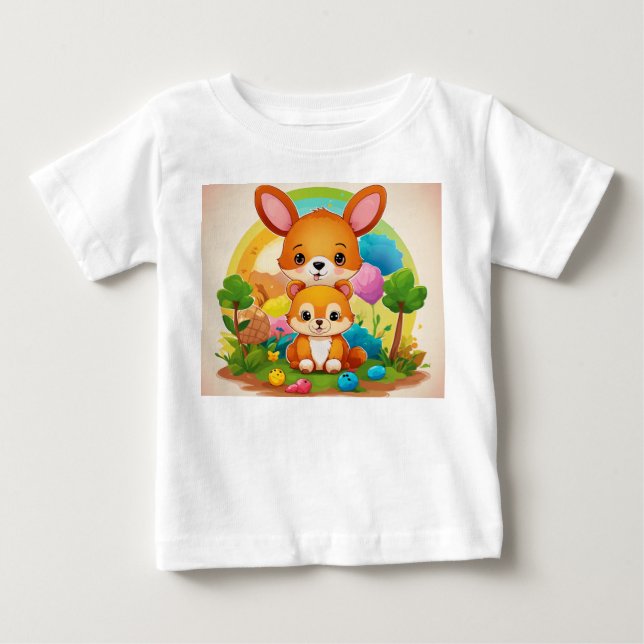 baby tshirt: Nature Buddies Edition Baby T-Shirt (Front)
