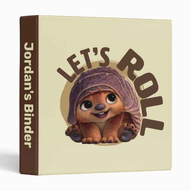 Baby Tuk Tuk - Let's Roll 3 Ring Binder (Front/Spine)