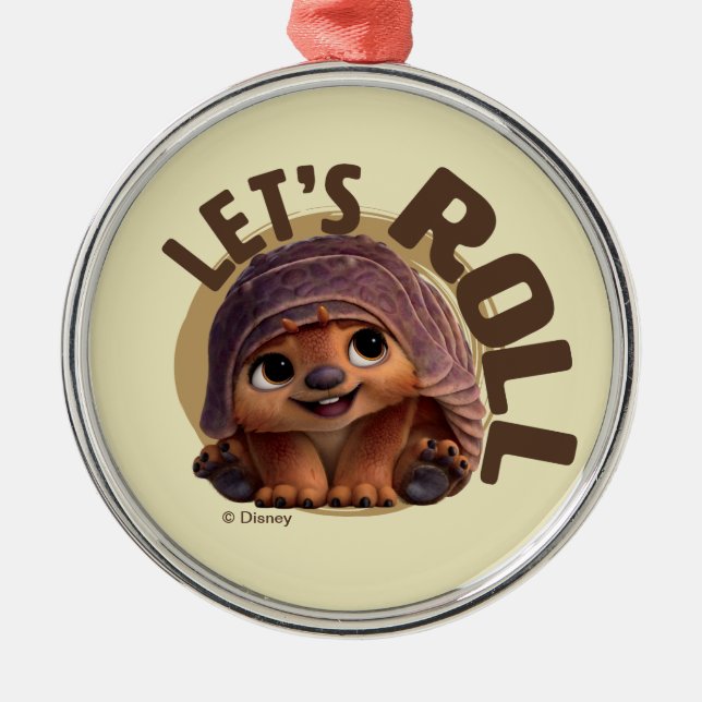 Baby Tuk Tuk - Let's Roll Metal Ornament (Front)