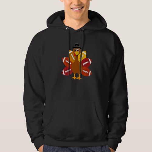 Baby Turkey and Football Balls Sport Hoodie