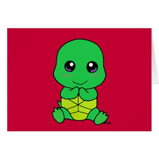 Baby turtle cards (Front Horizontal)