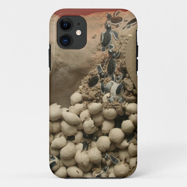 Baby Turtle Eggs Hatching Case-Mate iPhone Case (Back)