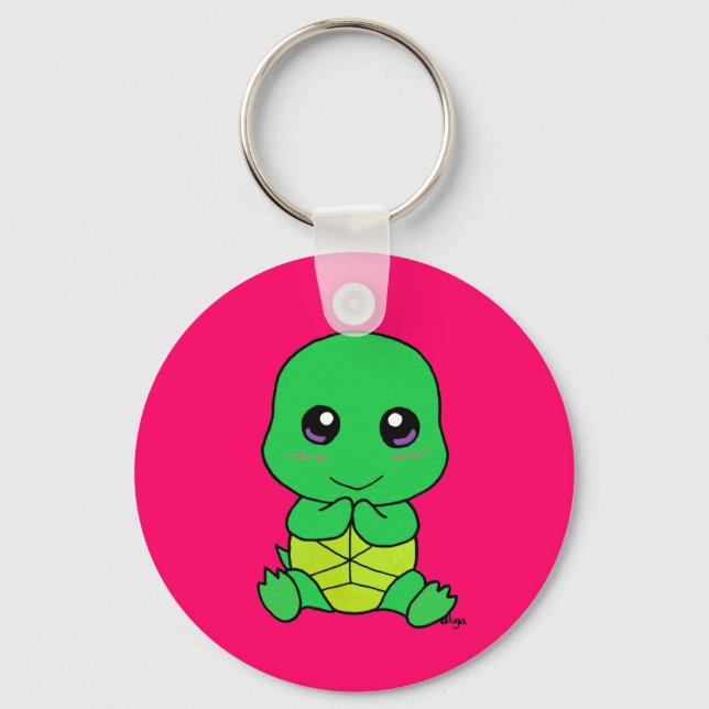 Baby turtle keychain (Front)