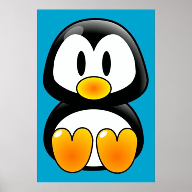 Baby Tux art poster (Front)