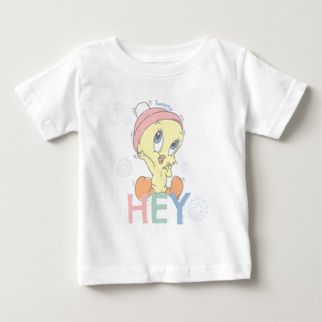 Baby TWEETY™ Hey Snow Baby T-Shirt (Front)