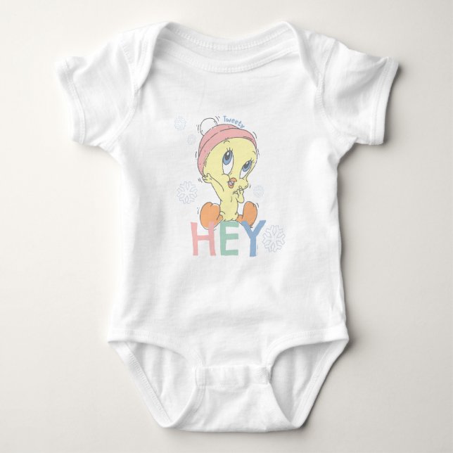Baby TWEETY™ Hey Snow Bodysuit (Front)