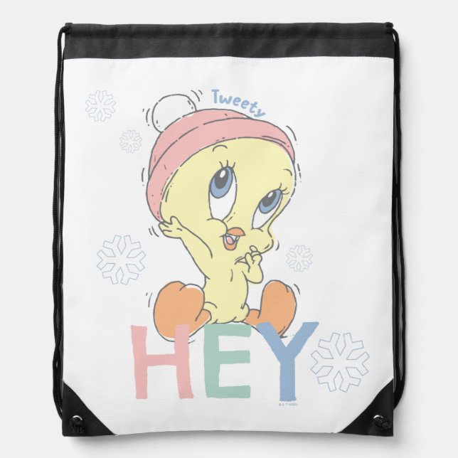 Baby TWEETY™ Hey Snow Drawstring Bag (Front)