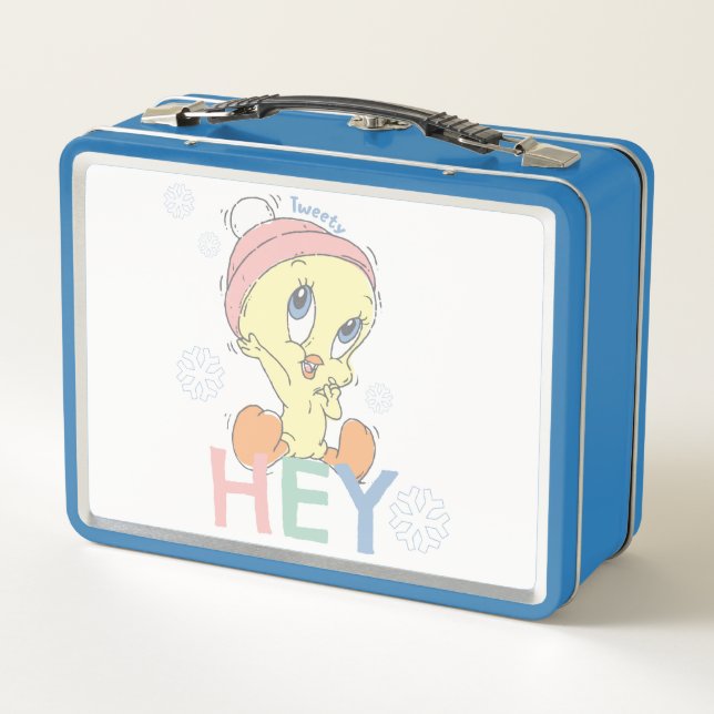 Baby TWEETY™ Hey Snow Metal Lunch Box | Zazzle