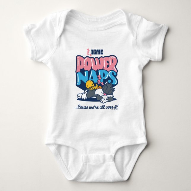 Baby TWEETY™ & SYLVESTER™ Power Naps Baby Bodysuit (Front)