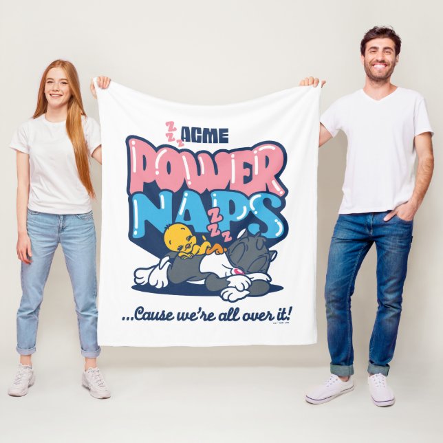 Baby TWEETY™ & SYLVESTER™ Power Naps Fleece Blanket (In Situ)