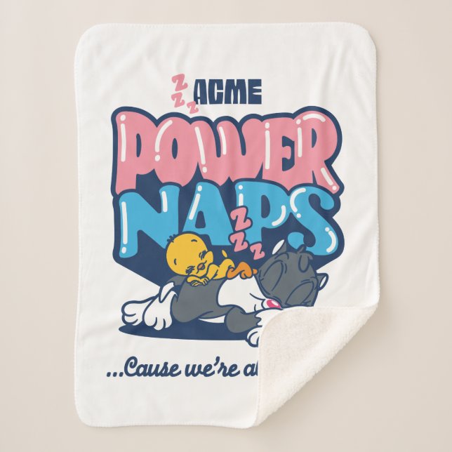 Baby TWEETY™ & SYLVESTER™ Power Naps Sherpa Blanket (Front)