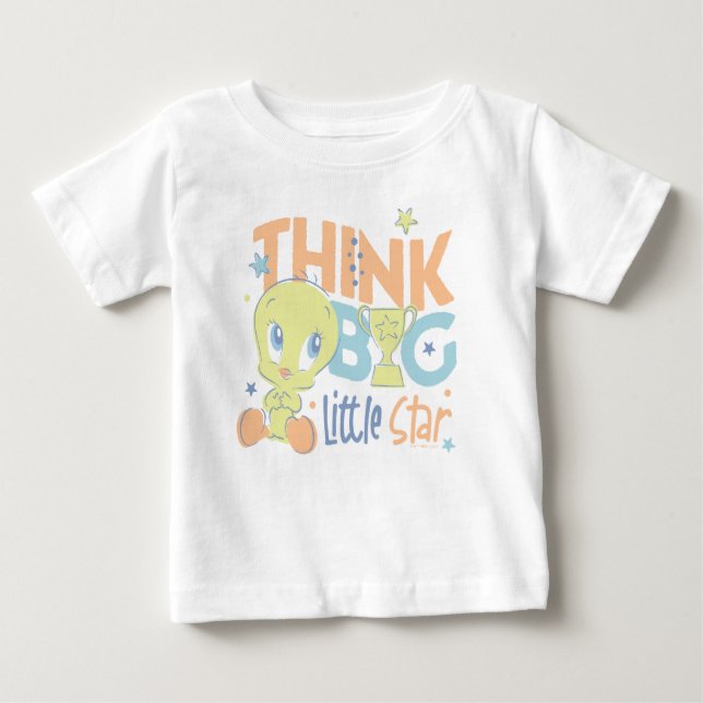 Baby TWEETY™ - Think Big Little Star Baby T-Shirt (Front)